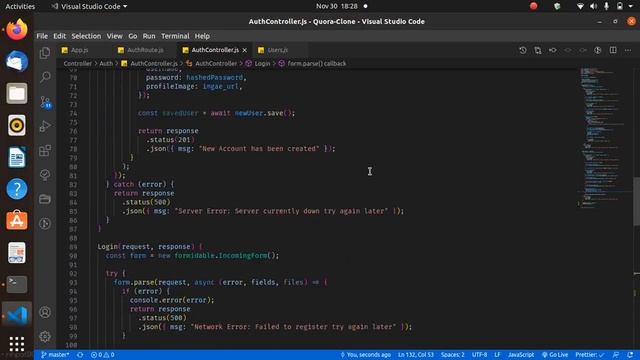 Quora Clone - #4 Setting Up Asking of Question's Functionality смотреть онлайн