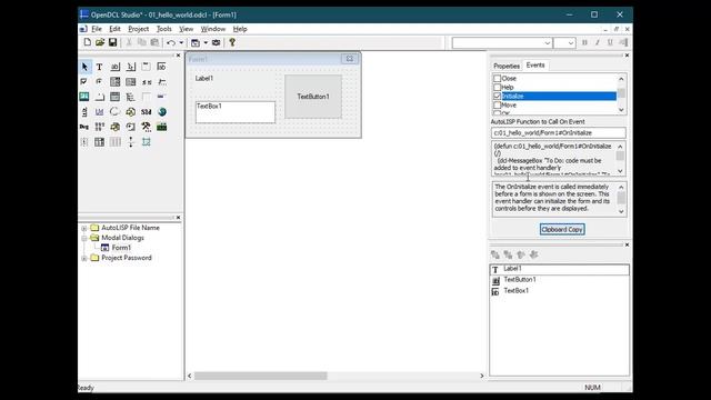 AutoLISP - OpenDCL, Tutorial 01 смотреть онлайн