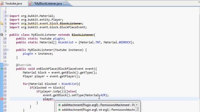 How To Make a Bukkit Plugin: Episode 4 *Block Manipulation and Formatting* смотреть онлайн