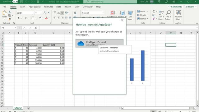 How to turn on autosave in Excel смотреть онлайн