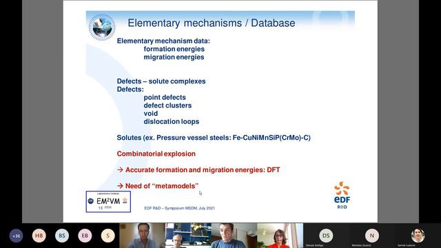 Large atomic mechanism database for microstructure modelling of RPV steels under irradiation смотреть онлайн