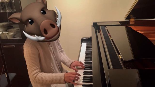 Piano Sonata No. 16, K545 (Allegro) by Mozart | Performed by Magdalene Rolka as a Hog смотреть онлайн