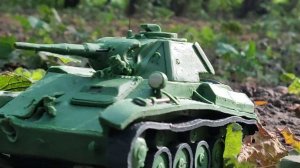 ПОСЛЕДНЯЯ АТАКА. БОЙ Т-70 ПРОТИВ VICKERS MK F.  ТАНКИ ИЗ ПЛАСТИЛИНА. БОЙ