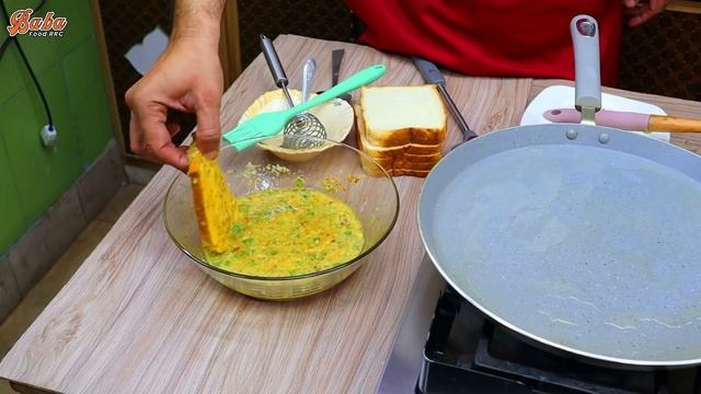 Bread Omelette Recipe | Bread Omelette | Breakfast & Snack Item | By BaBa Food RRC | Chef Rizwan смотреть онлайн