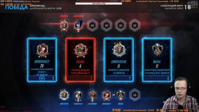 Летние Игры «Overwatch» ● [PC|Rus] 16+ HD смотреть онлайн