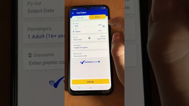 Ryanair как пользоваться приложением