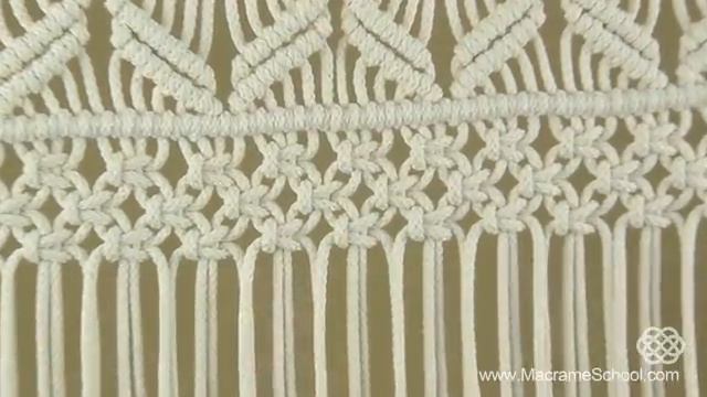 DIY Macramé Wall Hanging Easy Tutorial by Macrame School Home Decor Ideas_[360p] смотреть онлайн