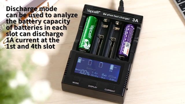 Универсальное зарядное устройство для аккумуляторов S4 Plus V3.0, 4 отделения смотреть онлайн