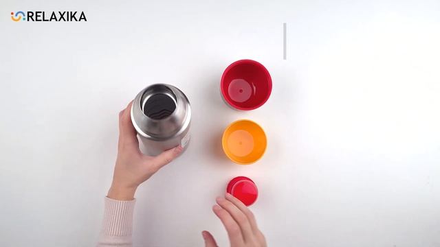 Распаковка (обзор) термоса Relaxika 102 (0,75 литра), стальной (R102.750.1P)