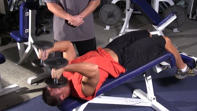 Decline 2 Dumbbell Triceps Extension смотреть онлайн