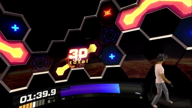 Racket: Nx VR обзор игры в виртуальной реальности с HTC Vive смотреть онлайн