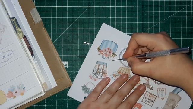 Как вырезать наклейки для планера/DIY Sticker for planner смотреть онлайн