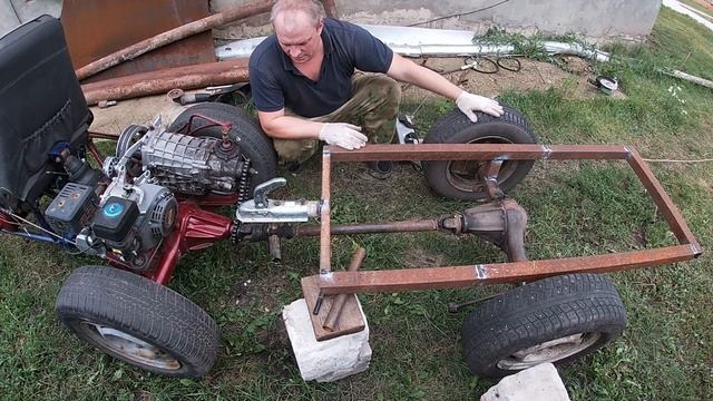 прицеп с приводом на мост