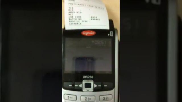 Connection Error In Ingenico IWL250 Terminal