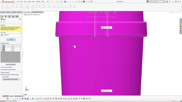 How to Split a Part in SOLIDWORKS | Beginner SOLIDWORKS Tutorial смотреть онлайн
