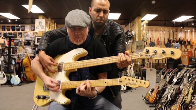 Mark & Nick playing our Fender Custom Shop Telecaster Bass Doubleneck смотреть онлайн