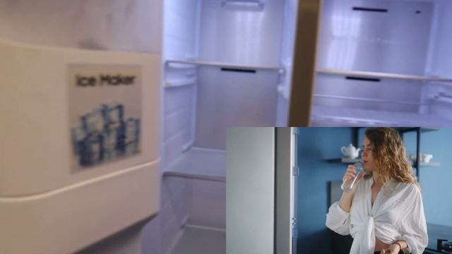Looking at SAMSUNG Family Hub SpaceMax RS6HA8891B1/EU American-Style Smart Fridge Freezer смотреть онлайн