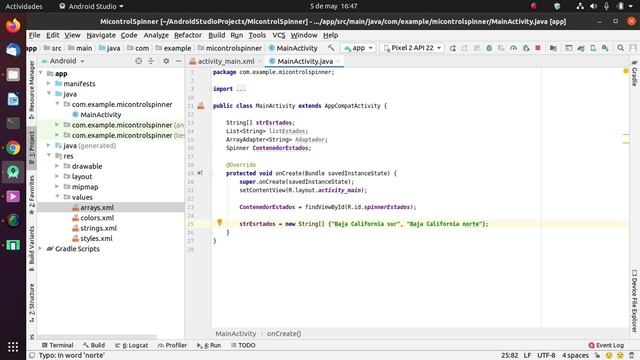 Control spinner android studio 3.6 смотреть онлайн
