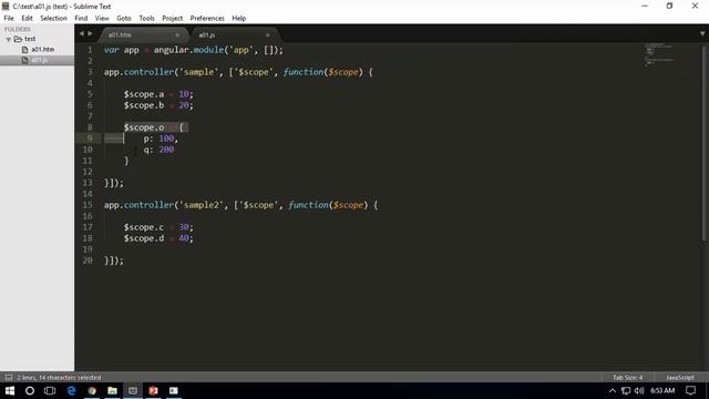 AngularJs Tutorial: Inherited Scope (or Child Scope) in Directives & Controllers смотреть онлайн