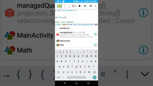 Create AlertDialog with AIDE смотреть онлайн