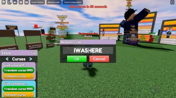 Roblox Curse Randomizer New Code September 2022