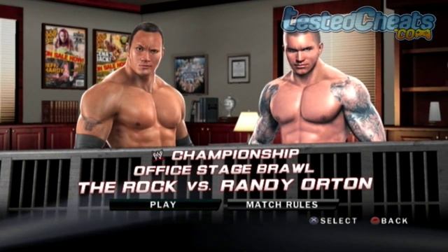 WWE Smackdown Vs Raw 2010 Cheats: The Rock, Brawl Area смотреть онлайн