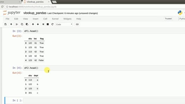 vLookup using Python & Pandas смотреть онлайн