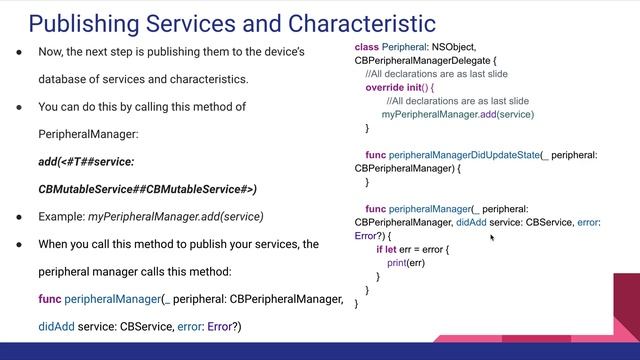 How to implement Bluetooth Low Energy Peripheral in our iOS app using GATT protocol смотреть онлайн
