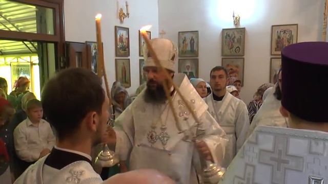 Архиерейское богослужение в Свято-Троицком храме г. Усть-Лабинска часть 1