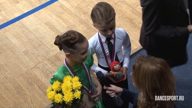 Surucean Constantin - Sturzinschi Andrea, Интервью на турнире "Русский стандарт. МатрЁшка Style" смотреть онлайн