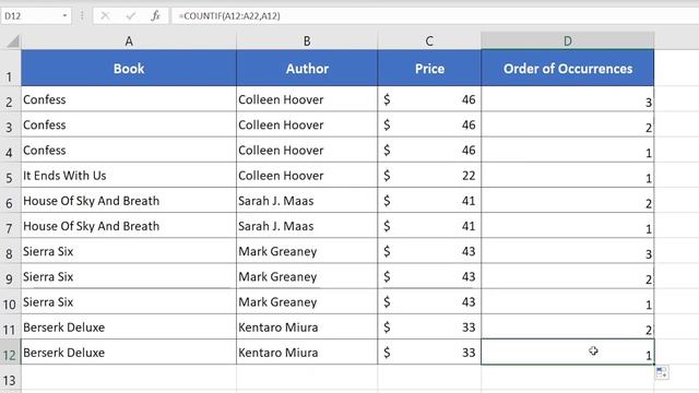 Count Order of Occurrence of Duplicates in Excel Using COUNTIF Function | Excelgraduate смотреть онлайн