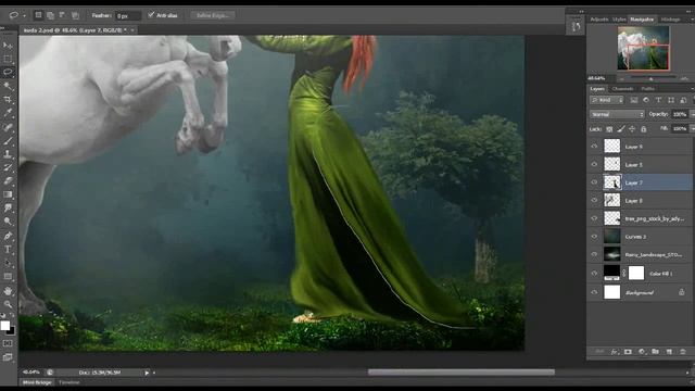 Photo manipulation speed art - Amazing dark blue fantasy effect (PHOTOSHOP CS6) смотреть онлайн