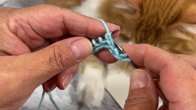 Узоры спицами. Резинка 2х1, которая не растягивается. 2x1 elastic band that does not stretch. смотреть онлайн