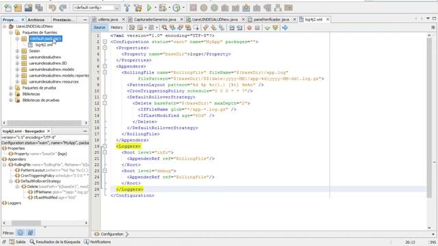 Java log4j2 crear log diario смотреть онлайн