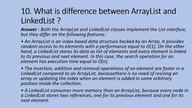 Java Collections Interview Questions & Answers смотреть онлайн
