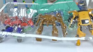 Новые ТРАНСФОРМЕРЫ для Оптимуса Машинки БАМБЛБИ , ОПТИМУС и МЕГАТРОН