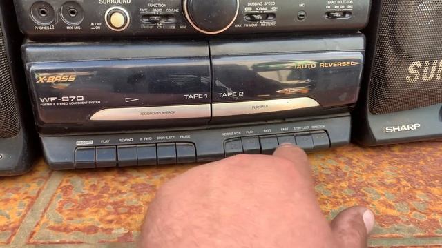 Магнитофон sharp WF-970Z смотреть онлайн