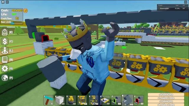 *NEW* How to Make the Best Gold Farm!! | Block Tycoon ROBLOX смотреть онлайн