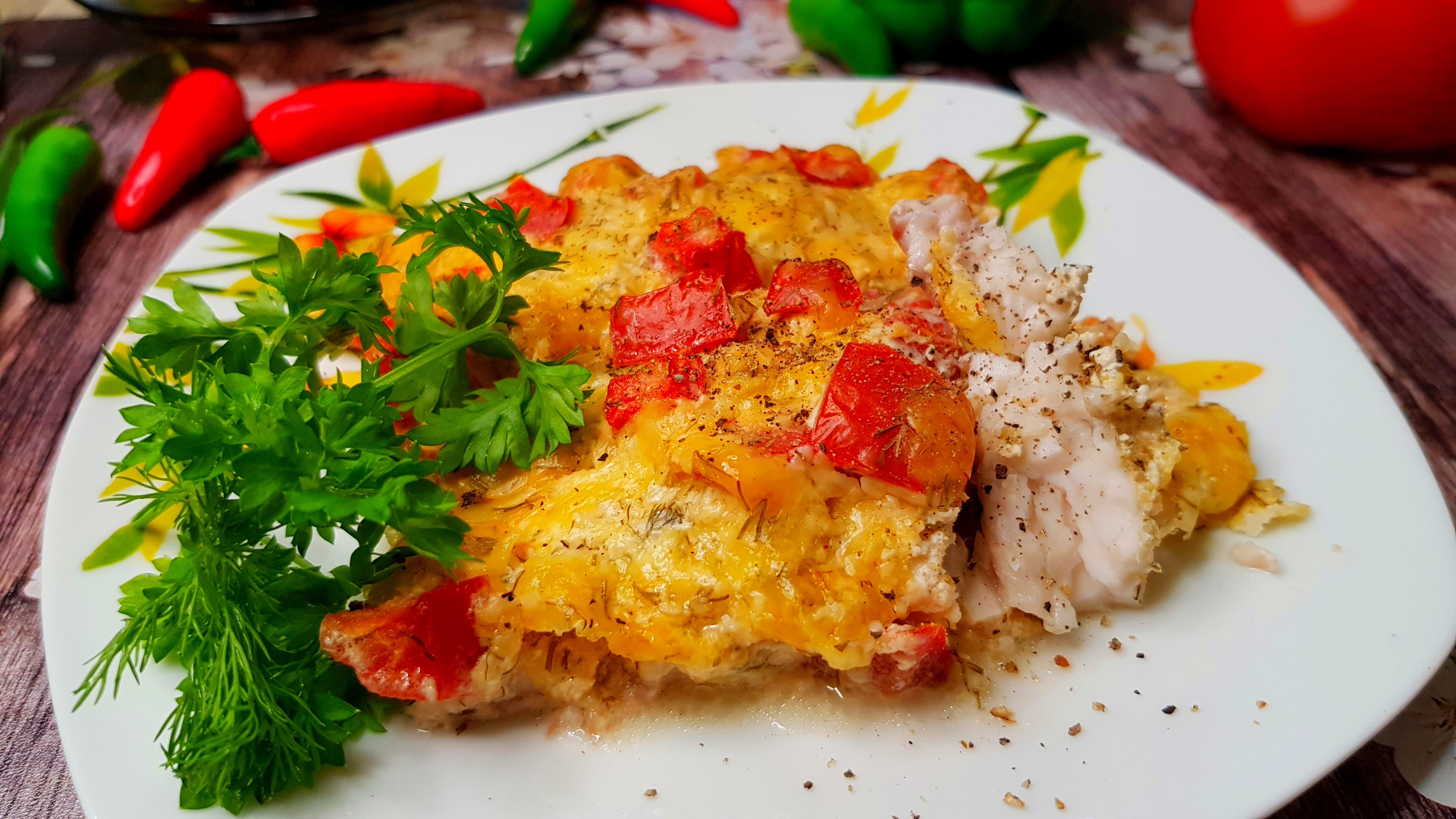 РЫБА ПО-ГРЕЧЕСКИ, запеченная в духовке – нереально вкусная, сочная и полезная! смотреть онлайн