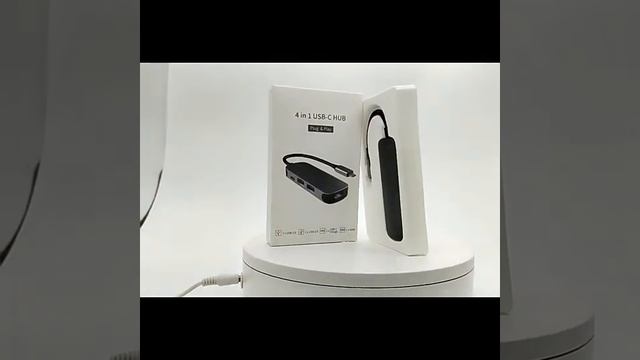 Док станция USB type C 4-в-1 для ноутбука (порт репликатор, концентратор) смотреть онлайн