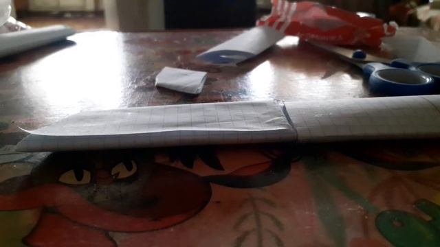 делаем танто нож из бумаги смотреть онлайн