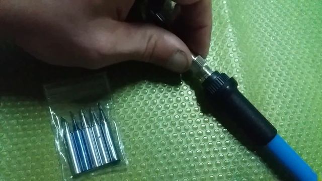 китайский паяльник + 5 насадок смотреть онлайн