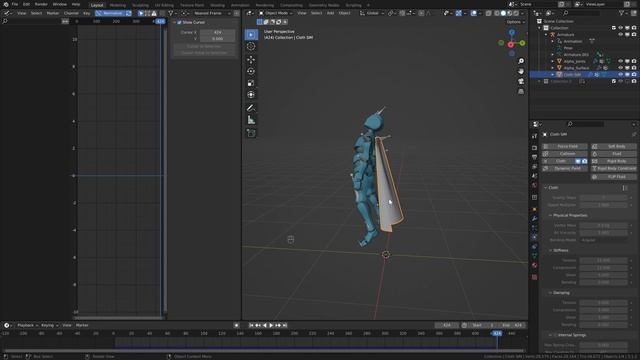 How to make Perfectly Looping Cloth Simulations in Blender смотреть онлайн