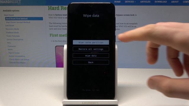 How to Hard Reset VIVO V11 - Factory Reset by Recovery Mode смотреть онлайн