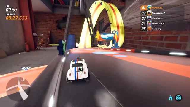 Hot Wheels Unleashed - Quick Race: Obstacle Race - Custom Volkswagen (Herbie) смотреть онлайн