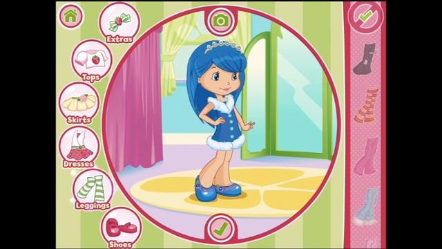 Strawberry Shortcake Berry Beauty Salon Part 3: Be My Valentine! - iPad app demo for kids - Ellie смотреть онлайн