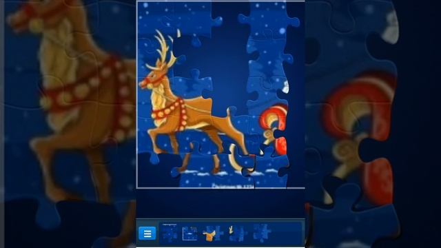 Christmas Special | Puzzle of Santa Claus and Reindeer | Christmas | Puzzle by Shivam | #Shorts смотреть онлайн
