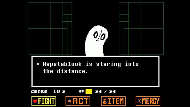 Undertale - Genocide Route Napstablook смотреть онлайн