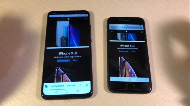 Honor 8X vs iPhone 7 смотреть онлайн