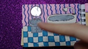 Мой бумажный дом в блокноте для бумажной лили и басика